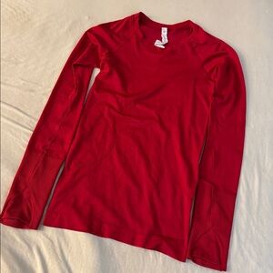 Lululemon Swiftly Longsleeve Red